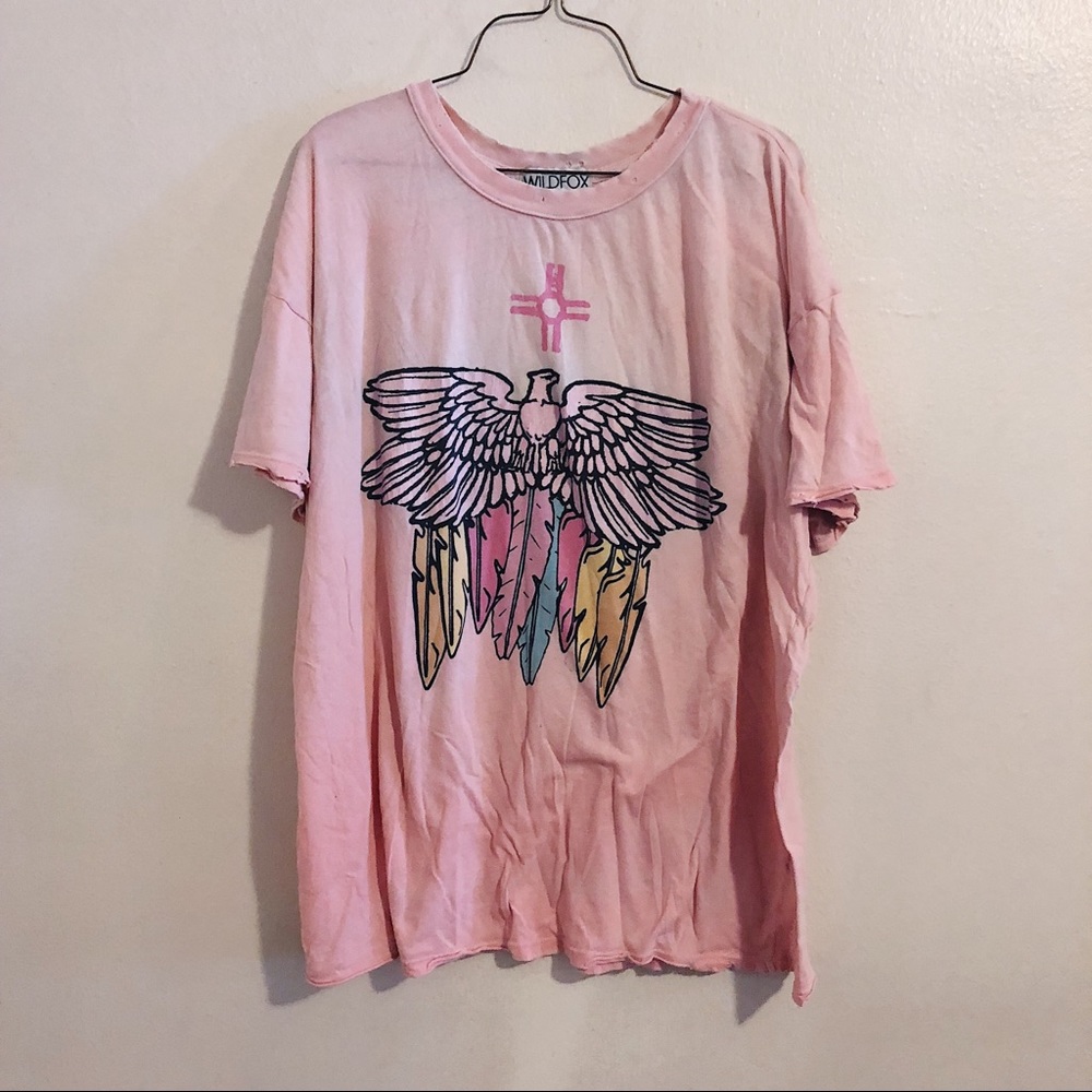 Wildfox oversized graphic tee